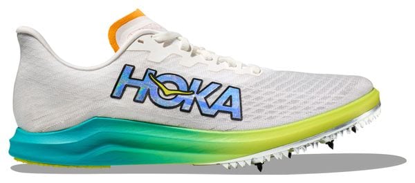 Hoka Unisex Cielo X 2 LD White Blue Yellow Track &amp; Field Shoes