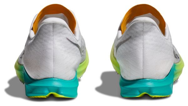 Hoka Unisex Cielo X 2 LD White Blue Yellow Track &amp; Field Shoes