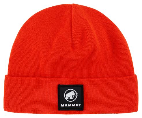 Bonnet Unisexe Mammut Fedoz Rouge