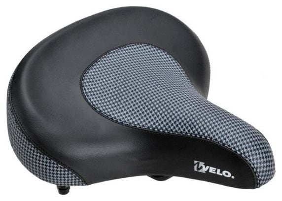 Selle de vélo Comfort Hommes/Femmes vélo Cruiser - Selle Fatbike - Noir