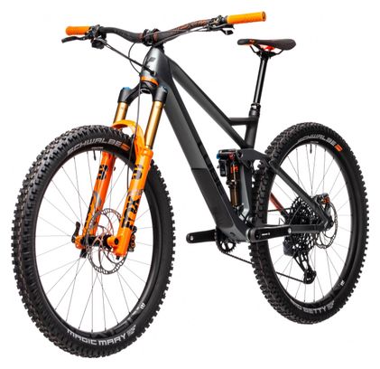 MTB Doble Suspensión Cube Stereo 140 HPC TM 27.5 Sram GX Eagle 12S 27.5'' Gris Naranja 2021