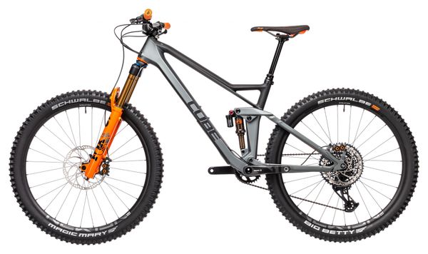 Cube Stereo Hardtail 140 HPC TM 27.5 MTB Sram GX Eagle 12S 27.5'' Grau Orange 2021
