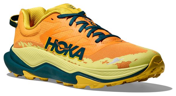 Scarpe Hoka Torrent 4 Trail Arancione/Giallo/Blu Uomo