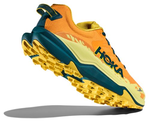 Scarpe Hoka Torrent 4 Trail Arancione/Giallo/Blu Uomo