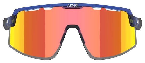 Coffret Lunettes AZR Speed RX Crystal bleu verni/Ecran hydrophobe rouge 