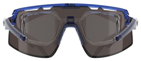 Coffret Lunettes AZR Speed RX Crystal bleu verni/Ecran hydrophobe rouge 