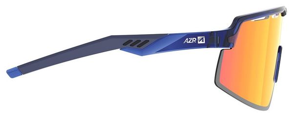 Coffret Lunettes AZR Speed RX Crystal bleu verni/Ecran hydrophobe rouge 