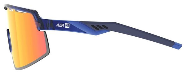 Coffret Lunettes AZR Speed RX Crystal bleu verni/Ecran hydrophobe rouge 