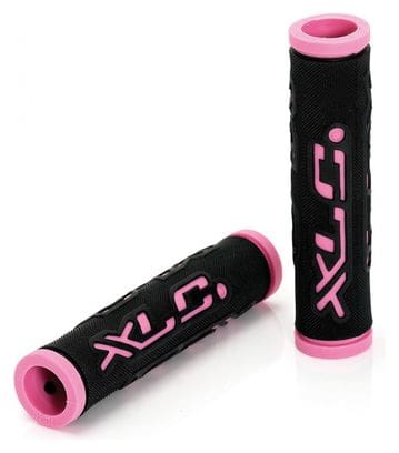 Paar XLC GR-G07 Grips 125 mm Schwarz/Pink