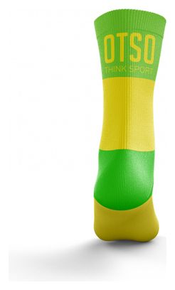 Chaussettes Otso Multisport Medium Cut Jaune Vert