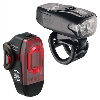 Lezyne KTV Pro Smart Pair Iluminación delantera / trasera negra