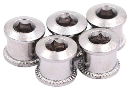 Pride Bolt/Nuts Chainring Vortex Chromoly 6.5mm Silver 