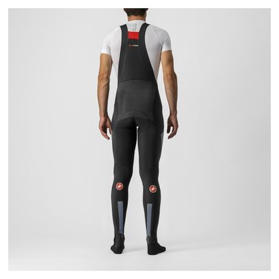 Castelli Sorpasso Ros Lange Radhose Schwarz / Reflex