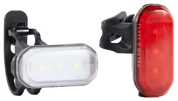 Bontrager Ion 50 R Flare R Metro Front/Rear Lights Black