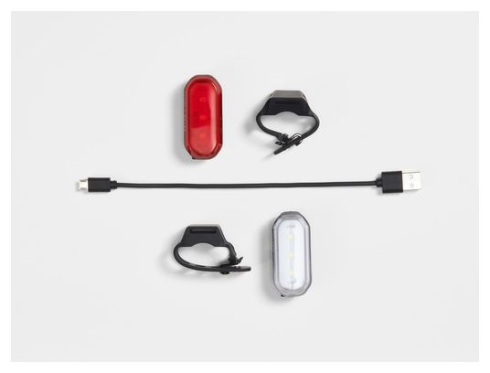 Luces delanteras/traseras Bontrager Ion 50 R / Flare R MetroNegro