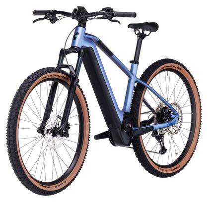 Cube Reaction Hybrid Race 750 Elektrische Hardtail MTB Shimano Deore/XT 12S 750 Wh 29'' Switch Blauw Paars 2023