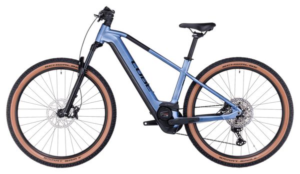 Cube Reaction Hybrid Race 750 Elektrische Hardtail MTB Shimano Deore/XT 12S 750 Wh 29'' Switch Blauw Paars 2023