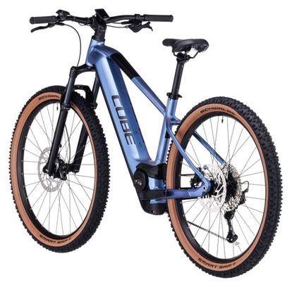 Cube Reaction Hybrid Race 750 Elektrische Hardtail MTB Shimano Deore/XT 12S 750 Wh 29'' Switch Blauw Paars 2023