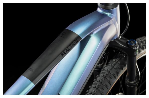 VTT Électrique Semi-Rigide Cube Reaction Hybrid Race 750 Shimano Deore/XT 12V 750 Wh 29'' Bleu Violet Switch 2023