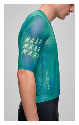 Maap Privateer Chad Haga Pro Air 3.0 Kurzarm-Trikot für Herren, grün