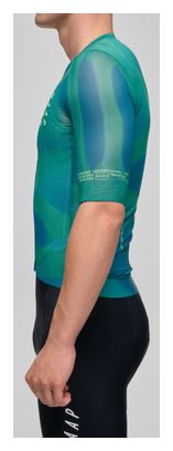 Maap Privateer Chad Haga Pro Air 3.0 Kurzarm-Trikot für Herren, grün