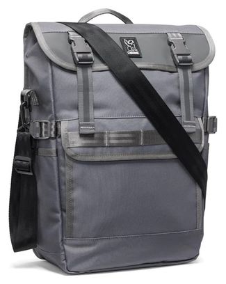 Sacoche Porte Bagage Chrome Holman Pannier Bag Gris
