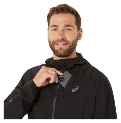 Asics Metarun Waterdichte Jas Zwart Heren