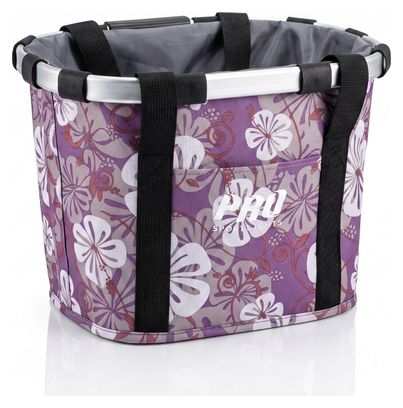 Panier de vélo avant 16 litres femmes floral amovible