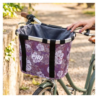Panier de vélo avant 16 litres femmes floral amovible
