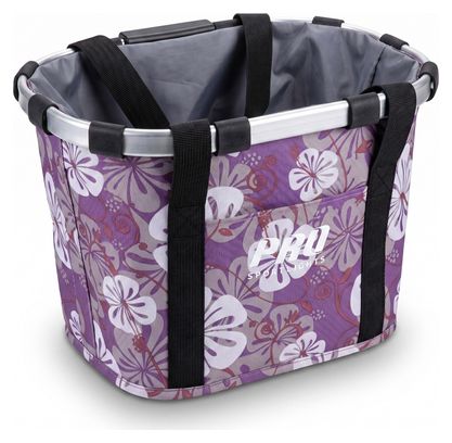 Panier de vélo avant 16 litres femmes floral amovible