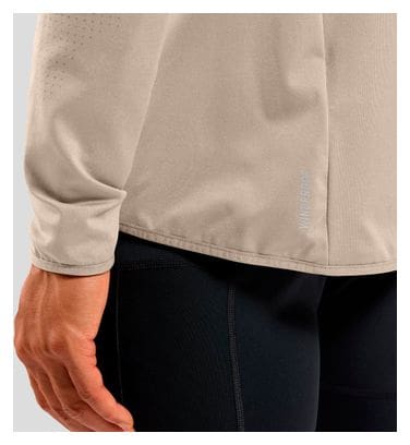 Chaqueta de running híbrida Odlo Zeroweight Warm 2.0 Beige