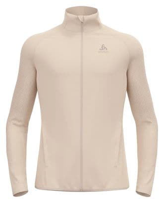 Chaqueta de running híbrida Odlo Zeroweight Warm 2.0 Beige