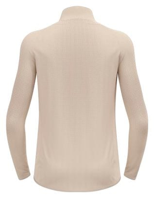 Chaqueta de running híbrida Odlo Zeroweight Warm 2.0 Beige