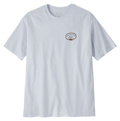 Maglietta Patagonia Clean Climb Roots Responsibili-Tee Uomo Bianco