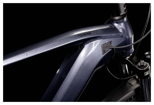 Cube Touring Hybrid Pro 500 Bicicleta eléctrica de ciudad Shimano Deore 11S 500 Wh 700 mm Gris metalizado 2022