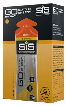 Energetic gel SIS Go Isotonic 6x60ml Orange