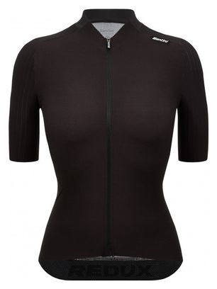 Maillot de manga corta Santini Redux Speed Negro