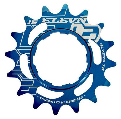 Pignon Elevn Aluminium Shimano Bleu