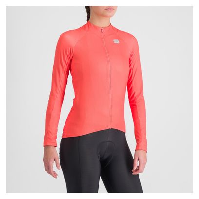 Sportful Matchy Thermal Coral Women's Long Sleeve Jersey