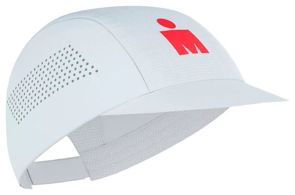 Cappellino Compressport Pro Racing Ironman 2026 Bianco/Rosso