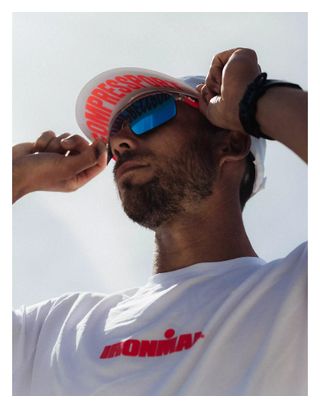 Cappellino Compressport Pro Racing Ironman 2026 Bianco/Rosso