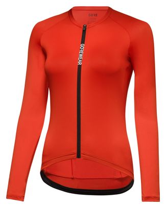 Gore Wear Spinshift Orange Women's Long-Sleeve Jersey