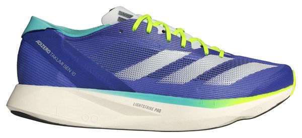 Hardloopschoenen adidas Adizero Takumi Sen 10 Blauw/Groen Heren