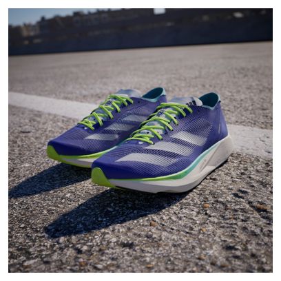 Chaussures Running adidas Adizero Takumi Sen 10 Bleu/Vert Homme 