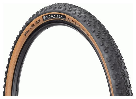 Teravail Rutland 27.5'' Gravel Tire Tubeless Ready Folding Light & Supple Tan Sidewall