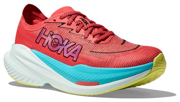 Chaussures Running Hoka Mach X 2 Rouge/Bleu Homme