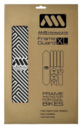 Kit Protection de Cadre All Mountain Style Honeycomb XL 10 pcs - Maze / Transparent