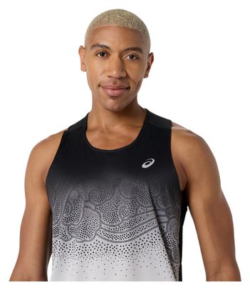 Débardeur Asics Road Fade Noir/Blanc Homme