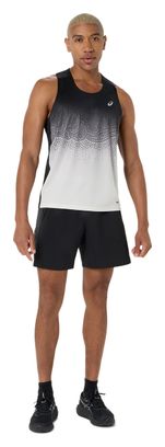 Débardeur Asics Road Fade Noir/Blanc Homme