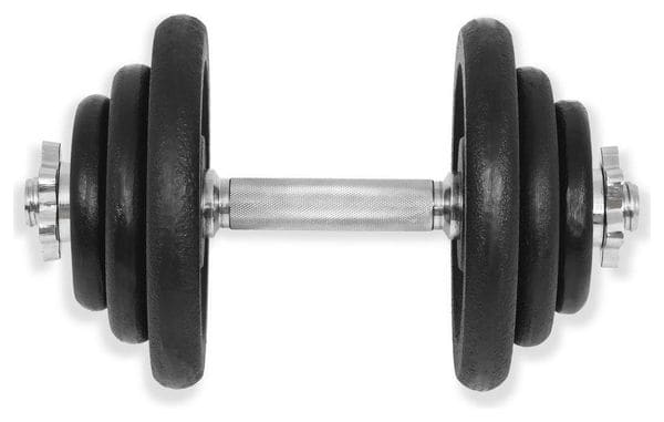 Ensemble d'haltères 18 pièces 40 kg fonte fitness musculation